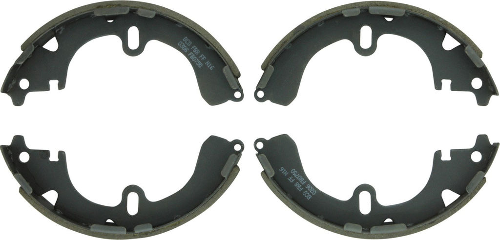 Bosch BS750 - Premium Blue Brake Shoes, Two Wheel Set