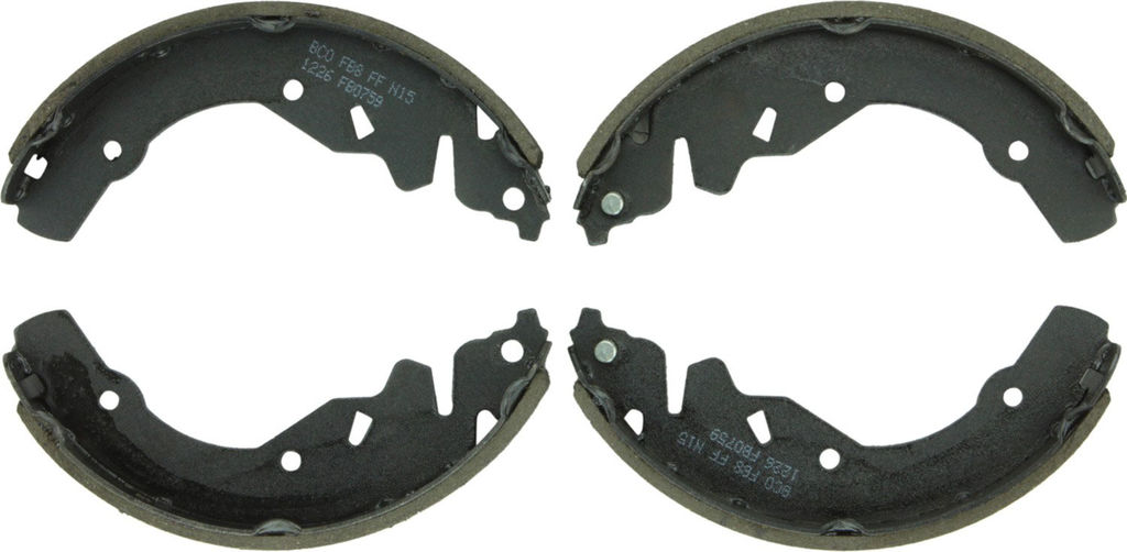 Bosch BS759 - Premium Blue Brake Shoes, Two Wheel Set