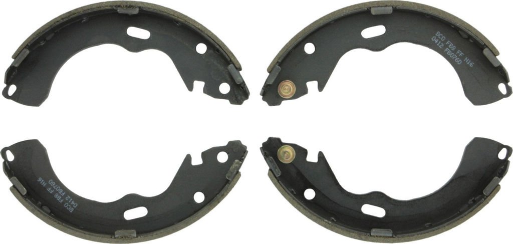 Bosch BS760 - Premium Blue Brake Shoes, Two Wheel Set