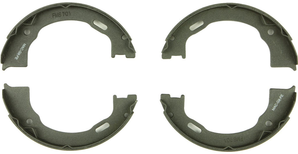 Bosch BS766 - Premium Blue Parking Brake Shoes, Two Wheel Set