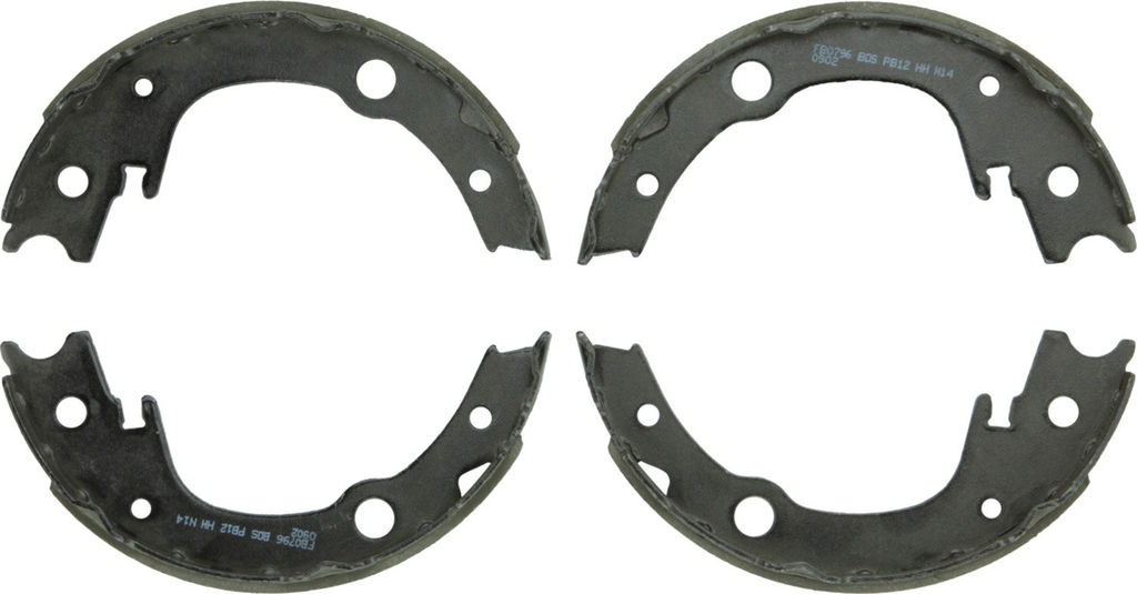Bosch BS796 - Premium Blue Parking Brake Shoes, Two Wheel Set