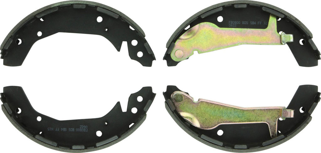 Bosch BS800 - Premium Blue Brake Shoes, Two Wheel Set