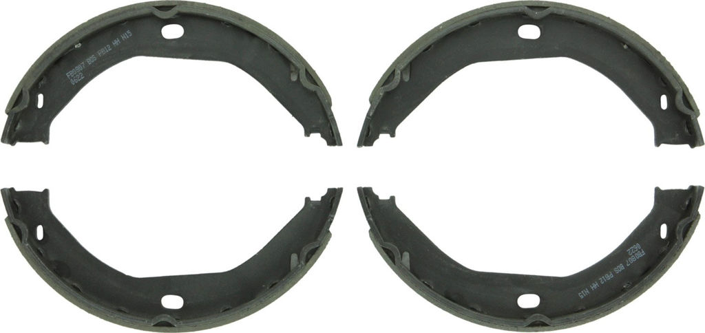 Bosch BS807 - Premium Blue Parking Brake Shoes, Two Wheel Set