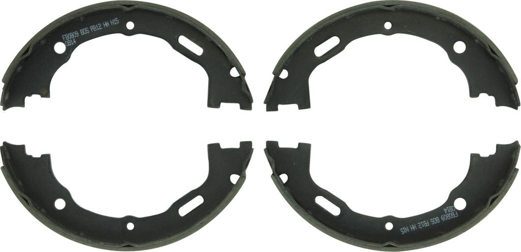 Bosch BS809 - Premium Blue Parking Brake Shoes, Two Wheel Set