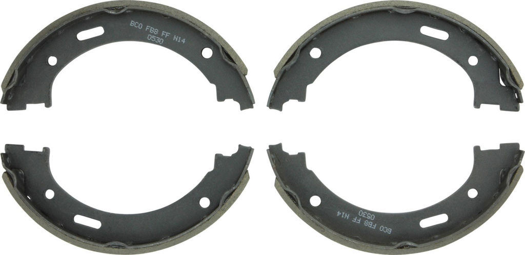 Bosch BS843 - Premium Blue Parking Brake Shoes, Two Wheel Set