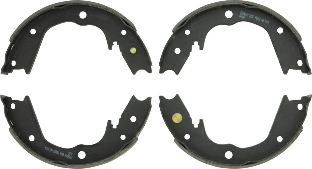 Bosch BS849 - Premium Blue Parking Brake Shoes, Two Wheel Set