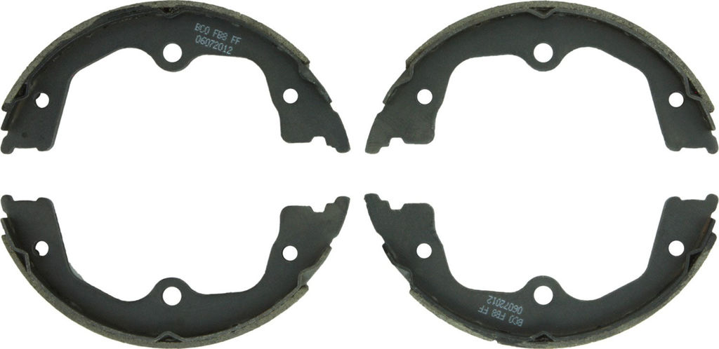 Bosch BS857 - Premium Blue Parking Brake Shoes, Two Wheel Set