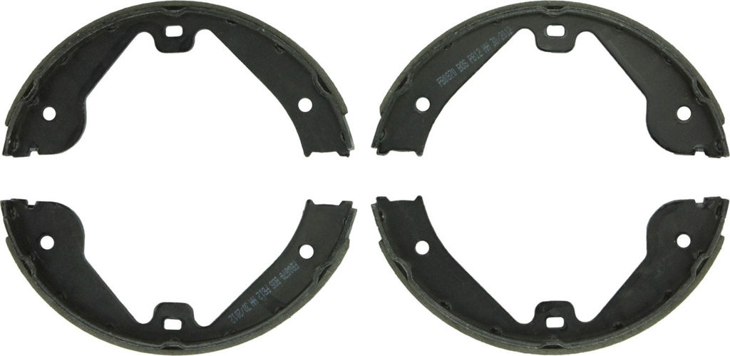 Bosch BS870 - Premium Blue Parking Brake Shoes, Two Wheel Set