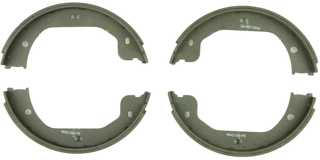 Bosch BS877 - Premium Blue Parking Brake Shoes, Two Wheel Set