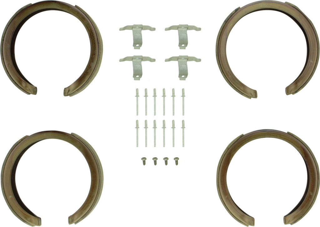 Bosch BS882 - Premium Blue Parking Brake Shoes, Two Wheel Set