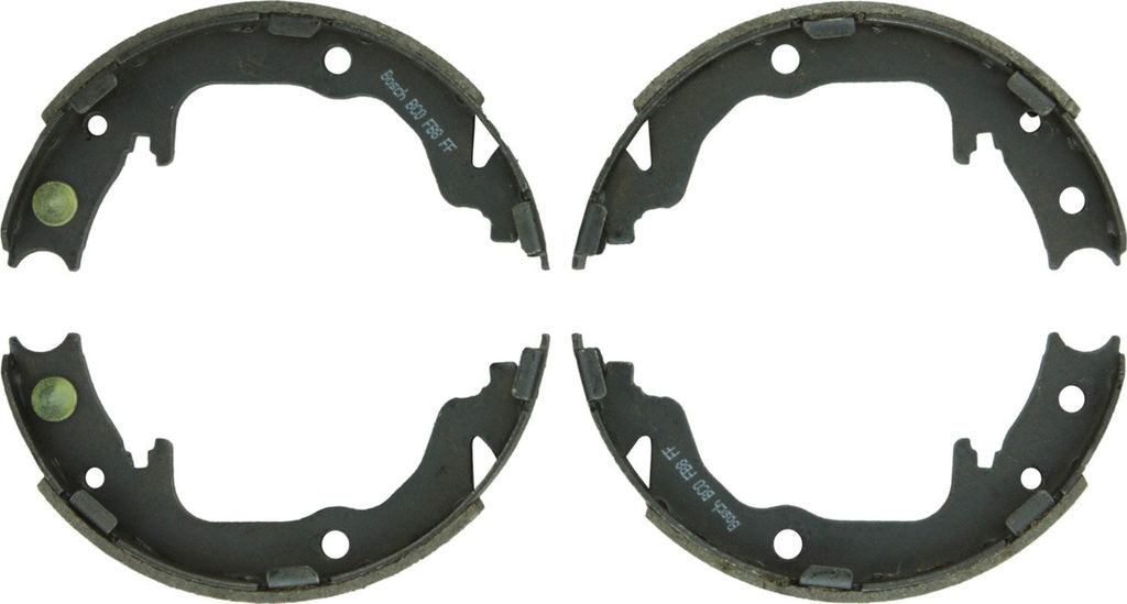 Bosch BS886 - Premium Blue Parking Brake Shoes, Two Wheel Set