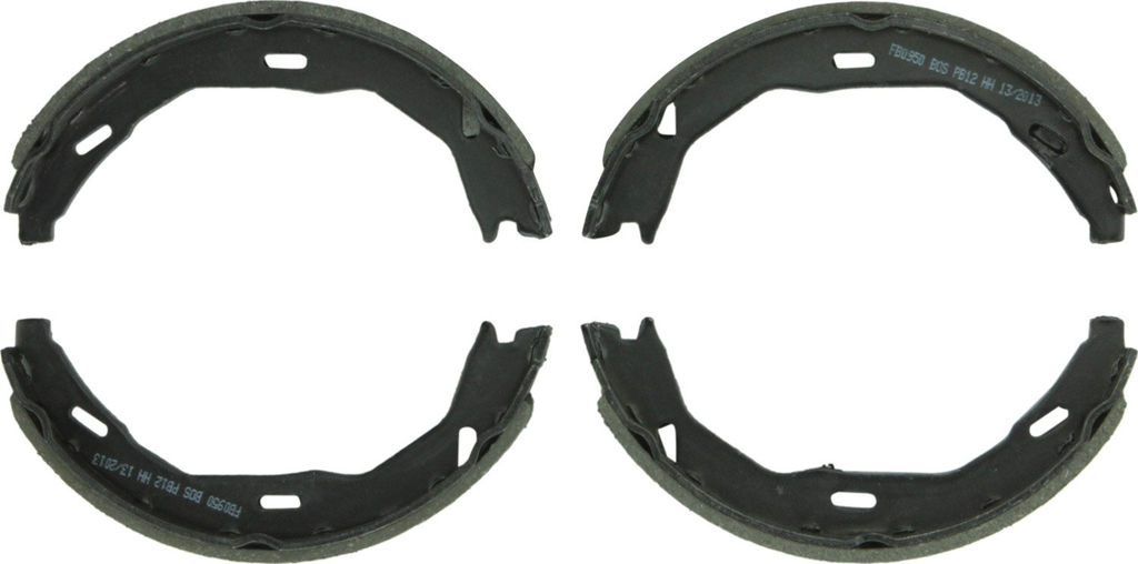 Bosch BS950 - Premium Blue Parking Brake Shoes, Two Wheel Set