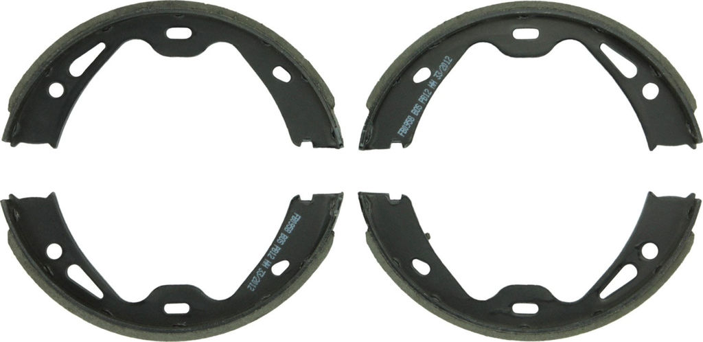 Bosch BS958 - Premium Blue Parking Brake Shoes, Two Wheel Set