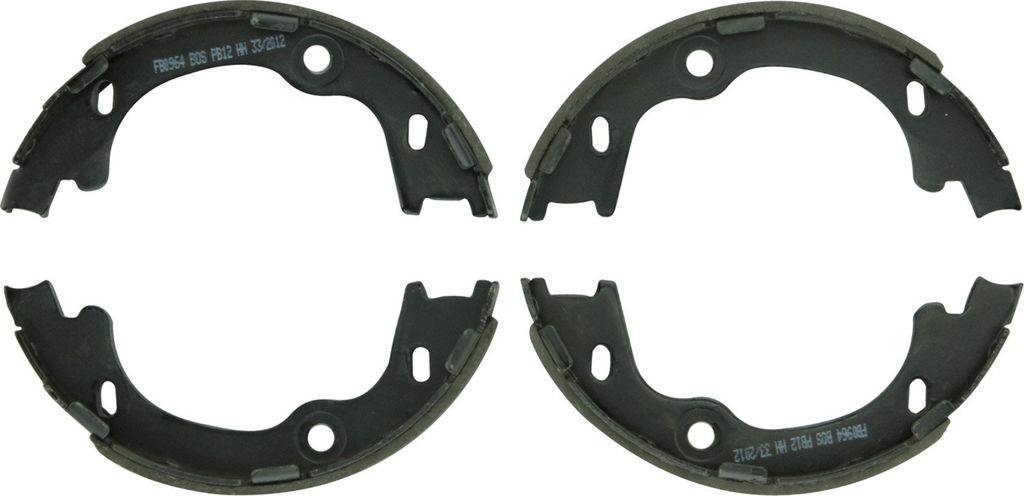 Bosch BS964 - Premium Blue Parking Brake Shoes, Two Wheel Set