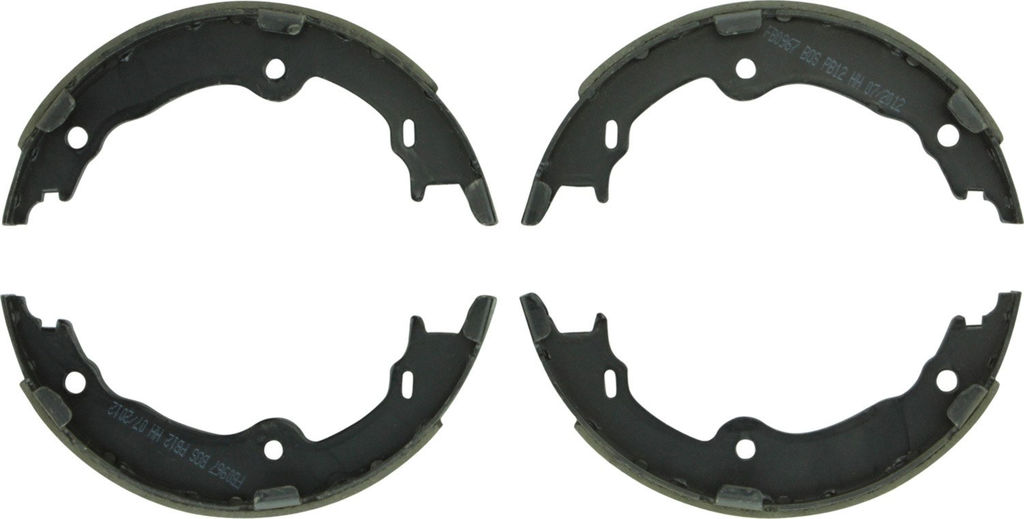 Bosch BS967 - Premium Blue Parking Brake Shoes, Two Wheel Set