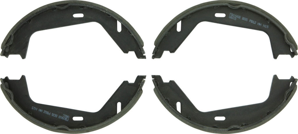 Bosch BS968 - Premium Blue Parking Brake Shoes, Two Wheel Set