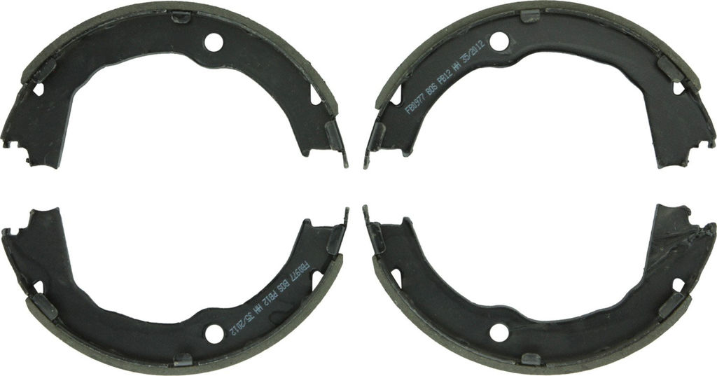 Bosch BS977 - Premium Blue Parking Brake Shoes, Two Wheel Set