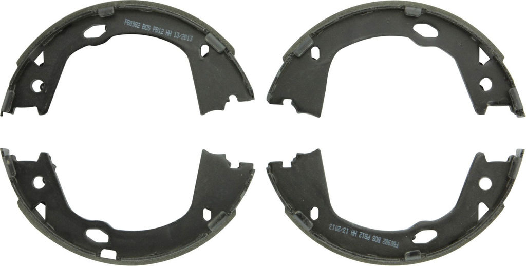 Bosch BS982 - Premium Blue Parking Brake Shoes, Two Wheel Set