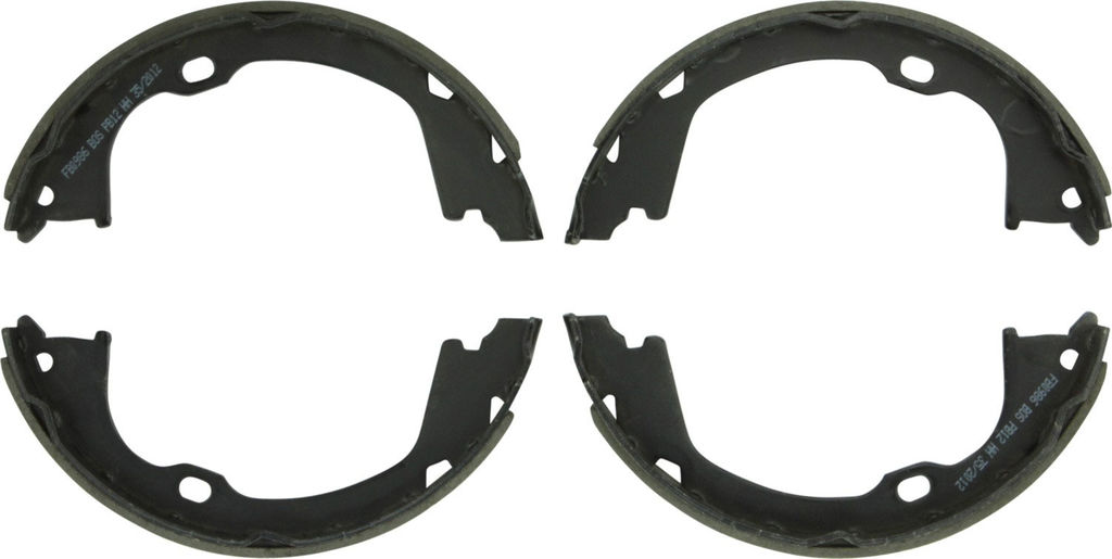 Bosch BS986 - Premium Blue Parking Brake Shoes, Two Wheel Set