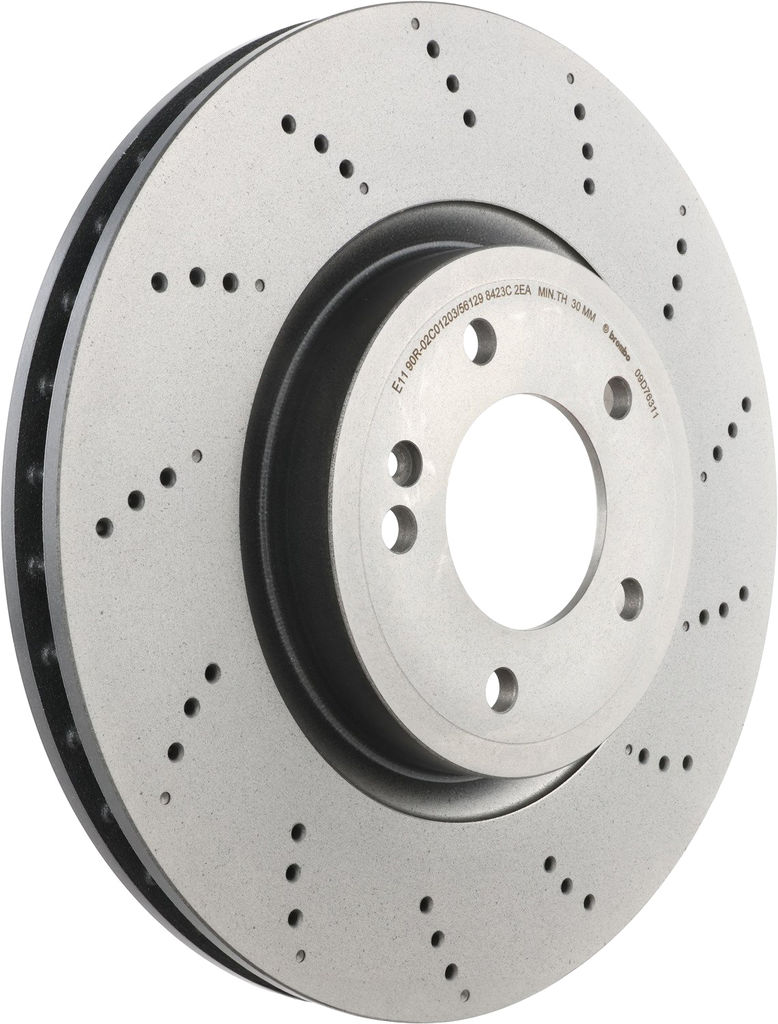 Brembo 09.D763.11 - Disc Brake Rotor, Vented