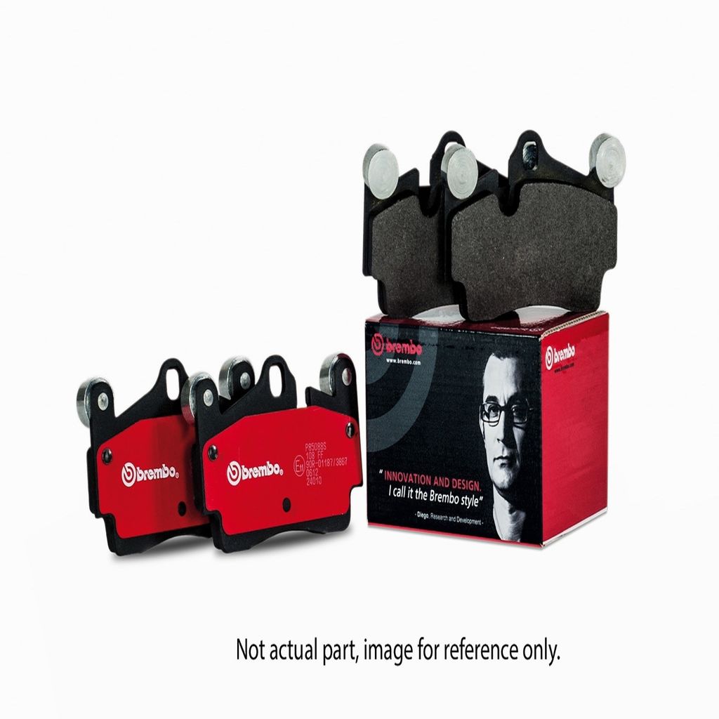 Brembo P24231 - Disc Brake Pad Set, 2-Wheel Set, Low-Metallic, FMSI - D1334