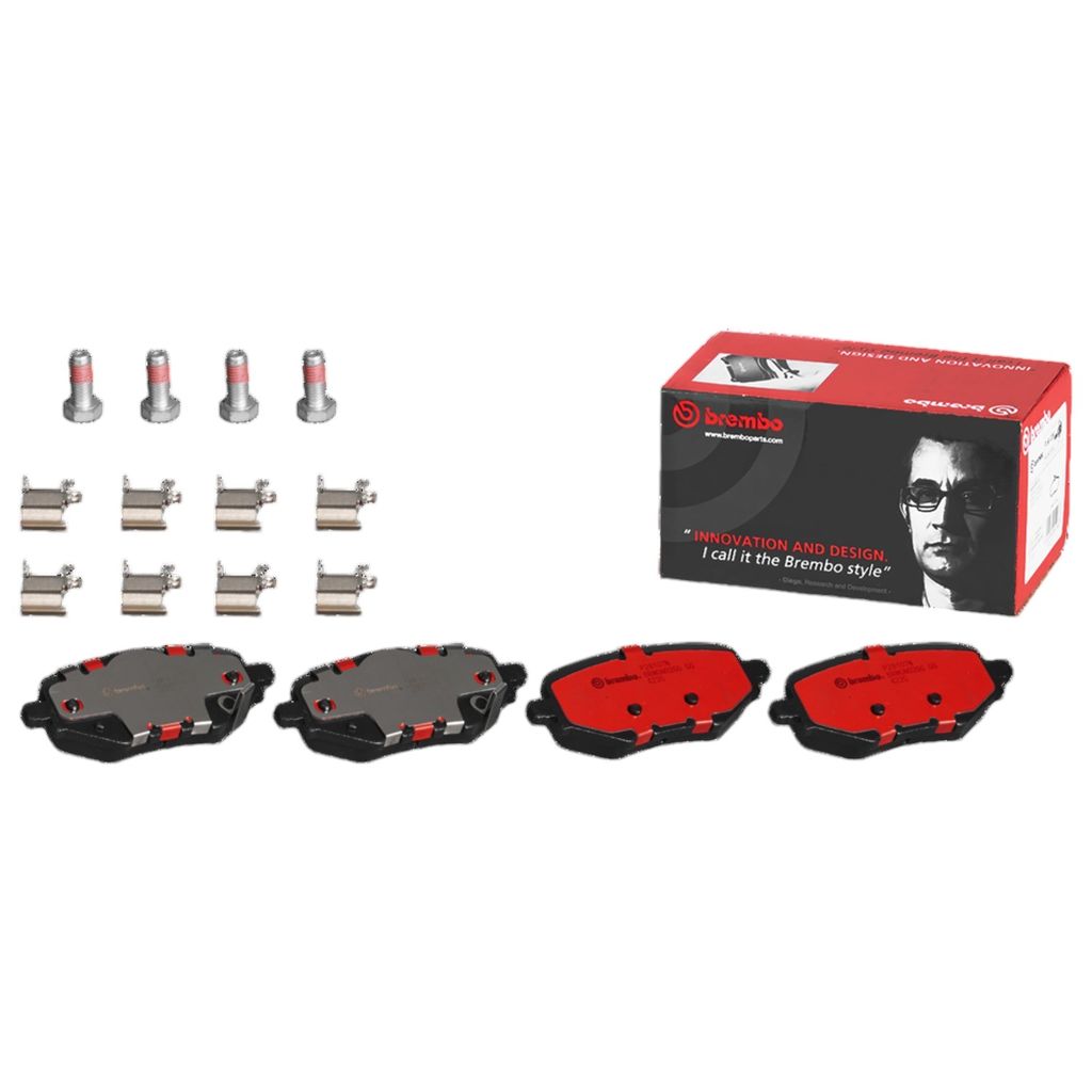 Brembo P28107N - Disc Brake Pad Set, 2-Wheel Set, NAO, Ceramic, FMSI - D2116