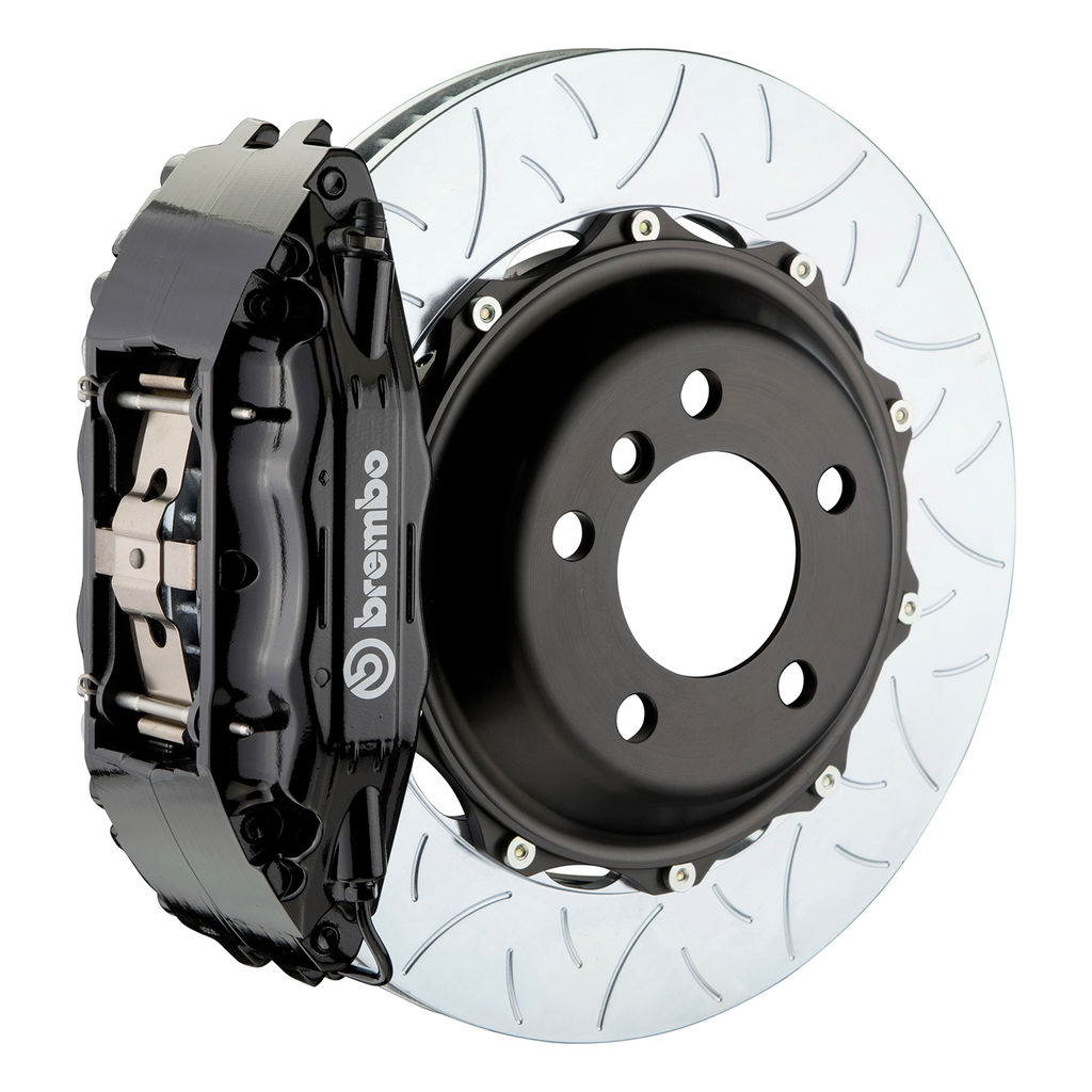 Brembo 1B3.8043A1 - Brake Kit, GT Series, Slotted Type 3 355mm x 32mm 2-Piece Rotor, 4-Piston Black Caliper