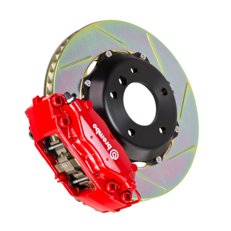 Brembo 1C2.6002A2 - Brake Kit, GT Series, Slotted 328mm x 28mm 2-Piece Rotor, 4-Piston Red Caliper