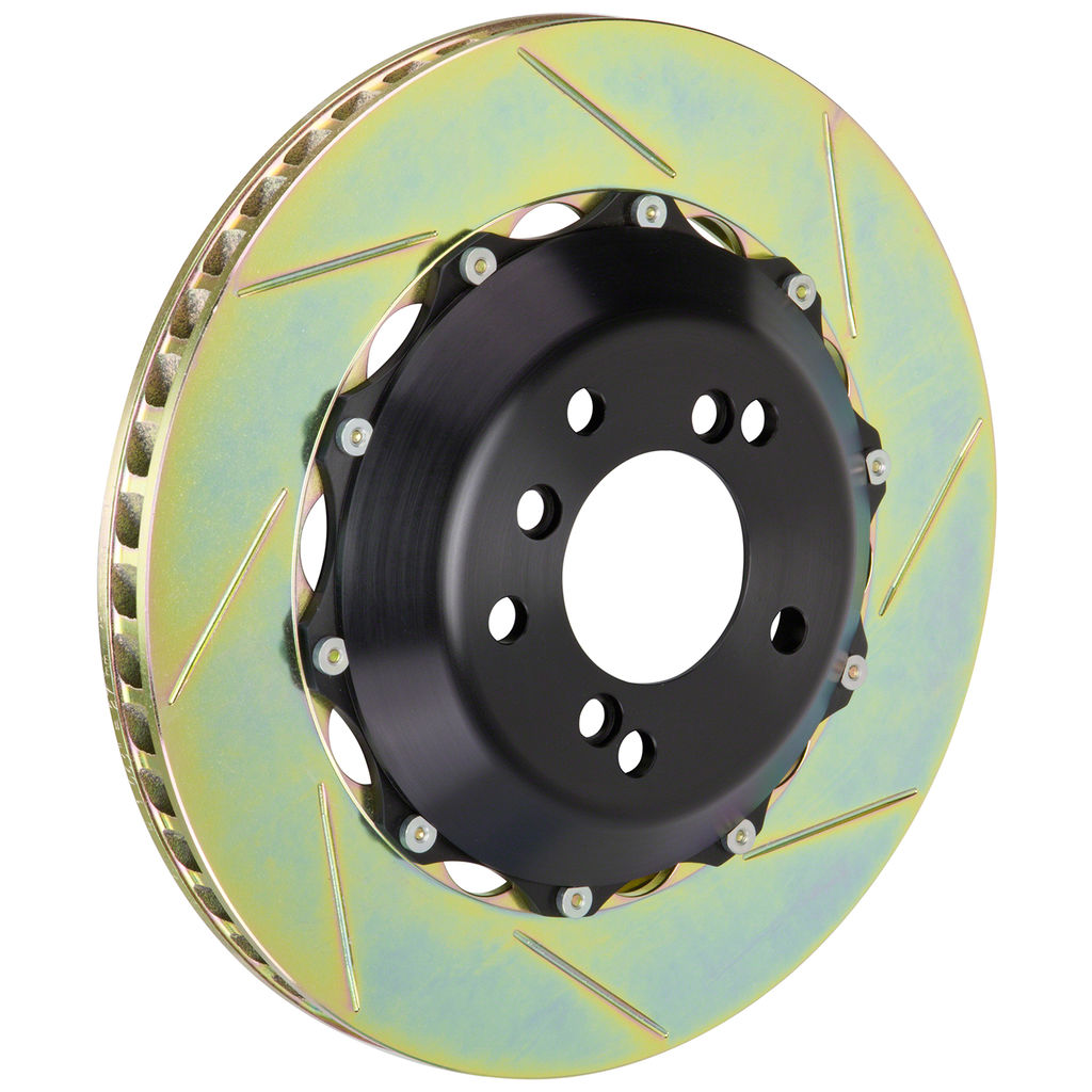 Brembo 202.8003A - Rotor Upgrade Kit, GT Series, Slotted, 345mm x 28mm, 2-Piece Rotor