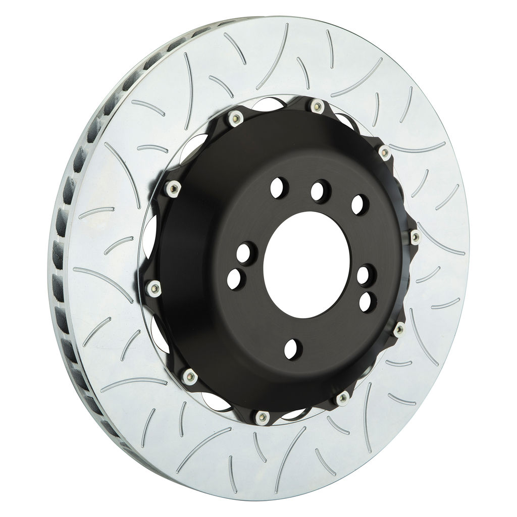 Brembo 203.8008A - Rotor Upgrade Kit, Racing Series, Slotted, Type 3, 350mm x 28mm, 2-Piece Rotor