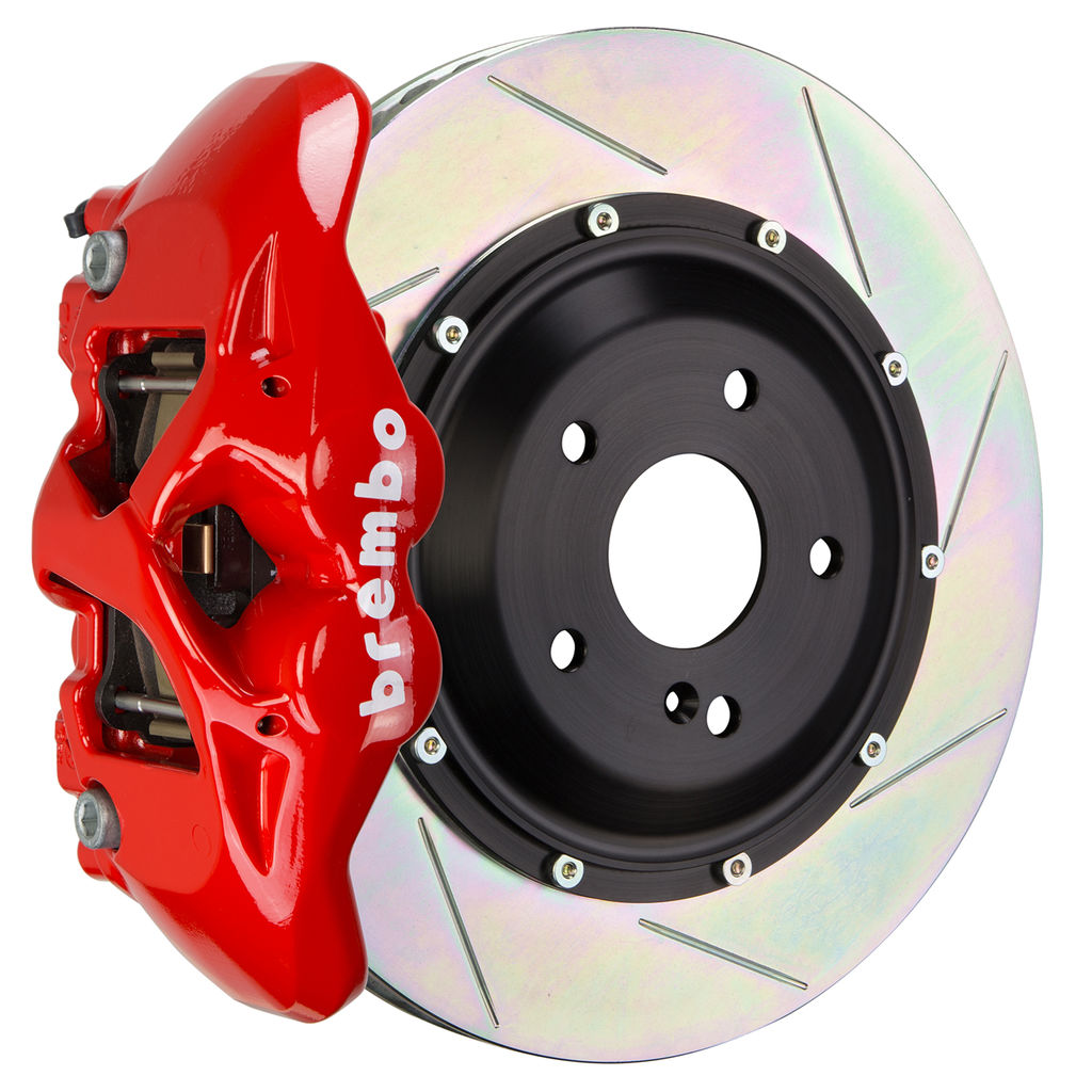 Brembo 2S2.9015A2 - Brake Kit, GT Series, Slotted Rotor, Red Caliper