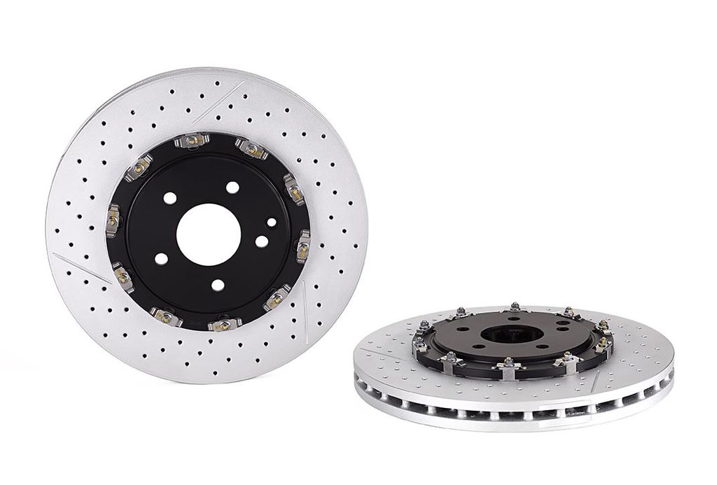 Brembo 09.9254.33 - Disc Brake Rotor, Vented, Drilled and Slotted