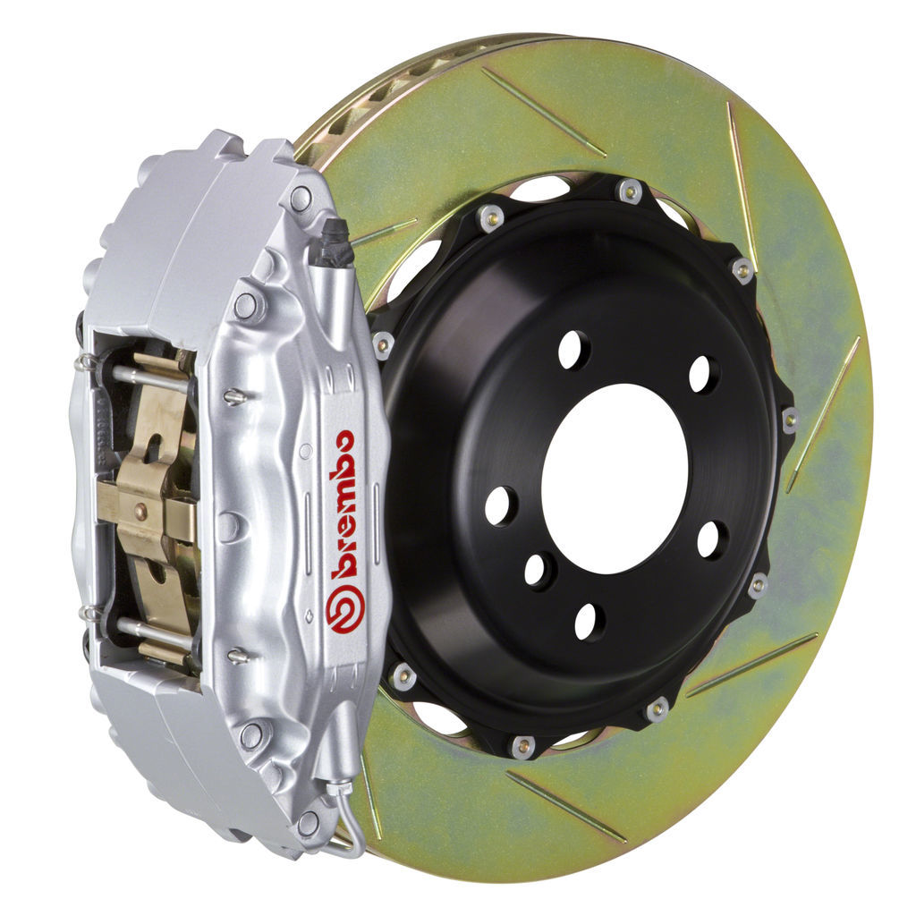 Brembo 122.7005A3 - Brake Kit, GT Series, Slotted 332mm x 32mm 2-Piece Rotor, 4-Piston Silver Caliper