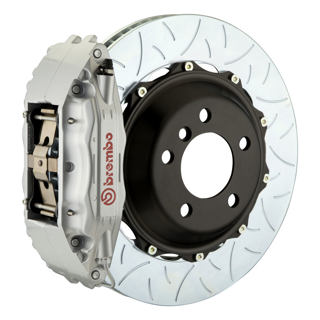 Brembo 1B3.8003A3 - Brake Kit, GT Series, Slotted Type 3 355mm x 32mm 2-Piece Rotor, 4-Piston Silver Caliper
