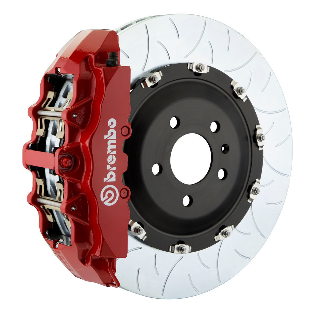 Brembo 1G3.9004A2 - Brake Kit, GT Series, Slotted Type 3 380mm x 34mm 2-Piece Rotor, 8-Piston Red Caliper