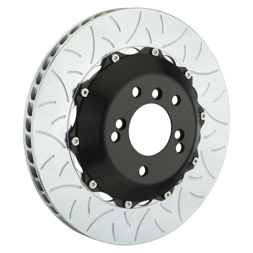 Brembo 203.8003A - Rotor Upgrade Kit, Racing Series, Slotted, Type 3, 345mm x 28mm, 2-Piece Rotor
