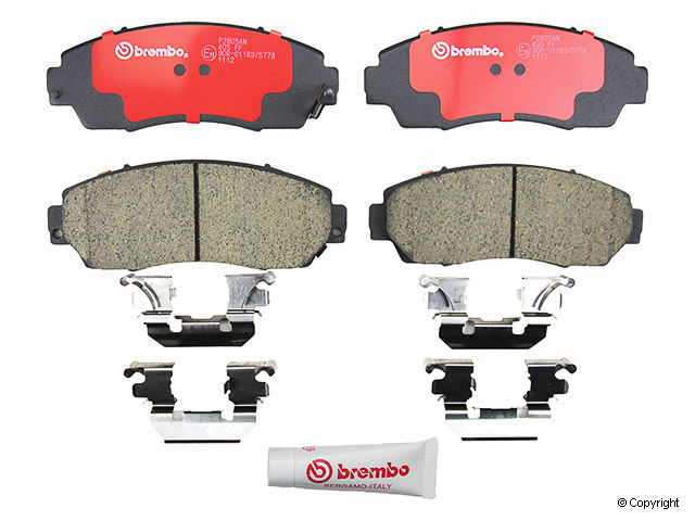 Brembo P28054N - Disc Brake Pad Set, 2-Wheel Set, Ceramic, FMSI - D1089