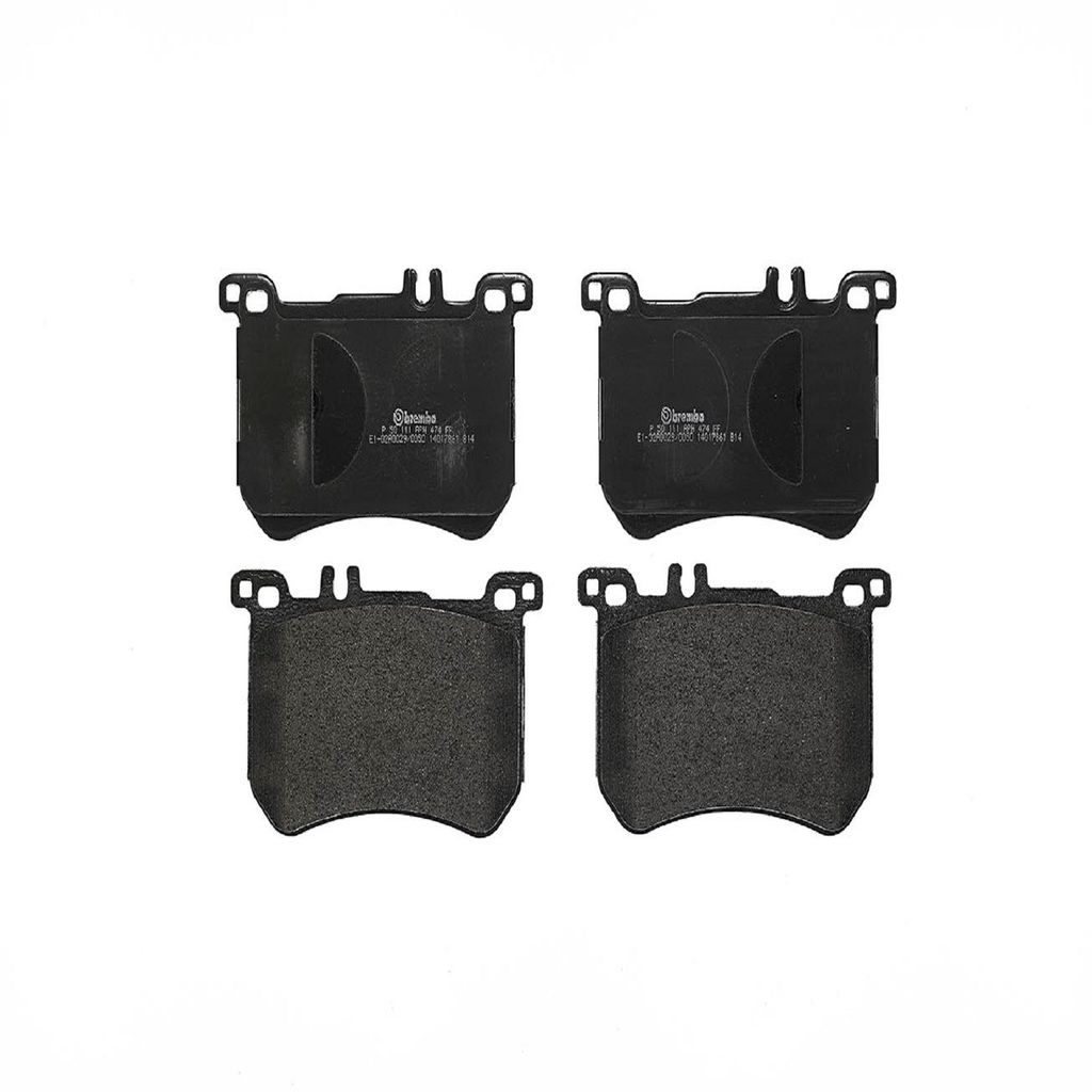 Brembo P50111 - Disc Brake Pad Set, 2-Wheel Set, Low-Metallic, FMSI - D1670