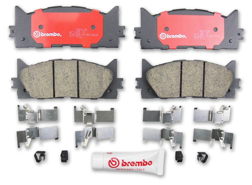 Rear Ceramic Disc Brake Pad Set Brembo P83015N For Lexus ES250 Toyota Camry