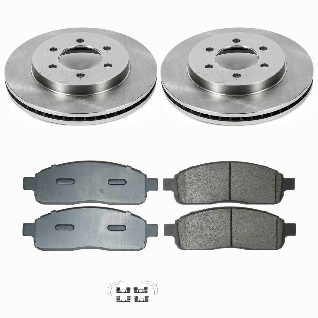 Callahan K017013 - Brake Kit with Blank Rotors and Ceramic Pads, 2-Wheeel Set