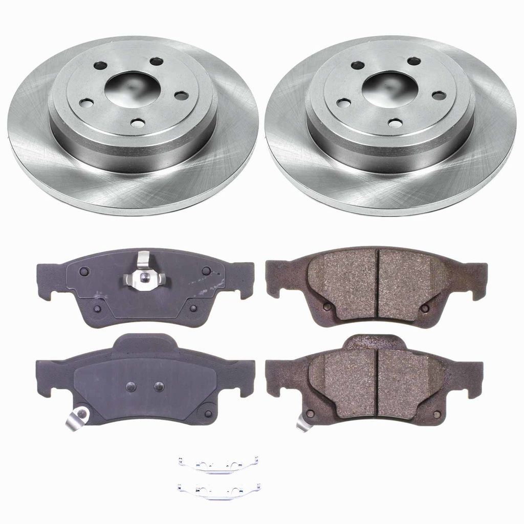 Callahan K018151 - Brake Kit with Blank Rotors and Ceramic Pads, 2-Wheeel Set