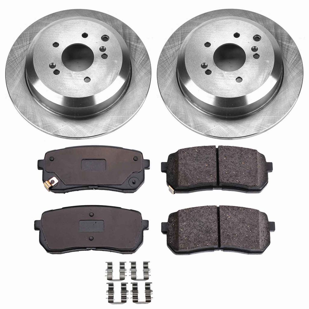 Callahan K033644 - Brake Kit with Blank Rotors and Ceramic Pads, 2-Wheeel Set