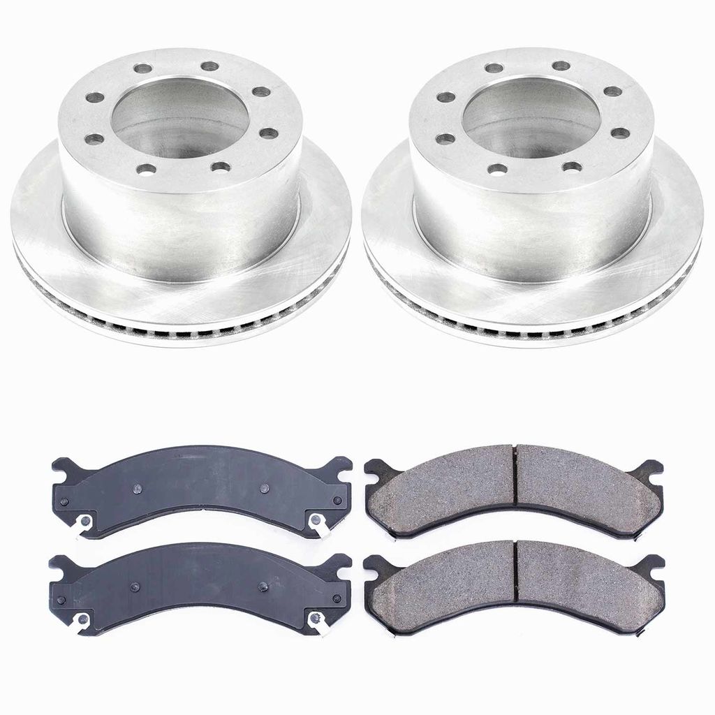 Callahan K036376 - Brake Kit with Blank Rotors and Ceramic Pads, 2-Wheeel Set