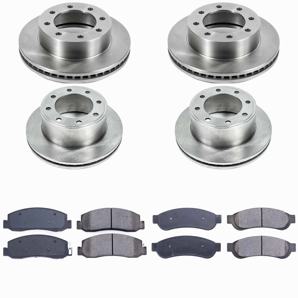 Callahan K036892 - Brake Kit with Blank Rotors and Ceramic Pads, 4-Wheeel Set