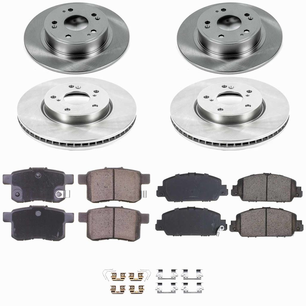 Callahan K038202 - Brake Kit with Blank Rotors and Ceramic Pads, 4-Wheeel Set