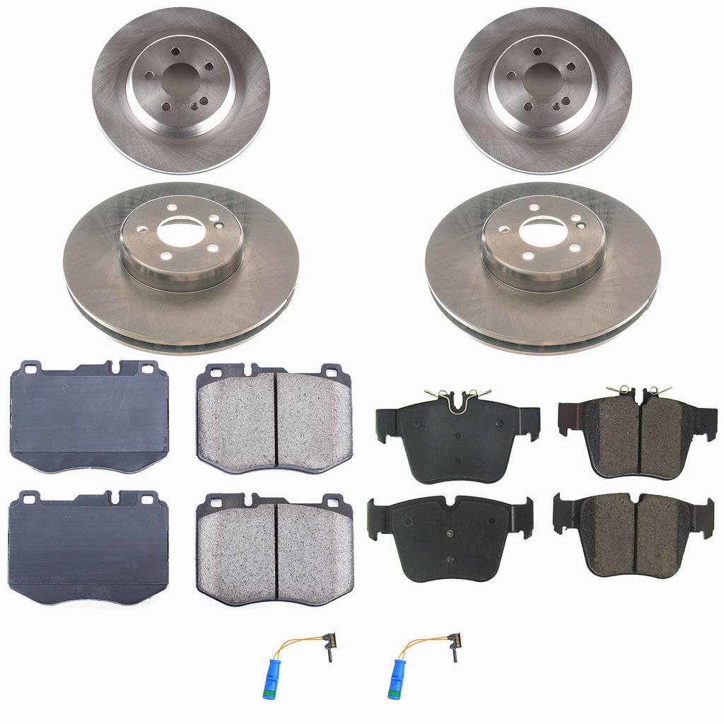 Callahan K045362 - Brake Kit with Blank Rotors and Ceramic Pads, 4-Wheeel Set
