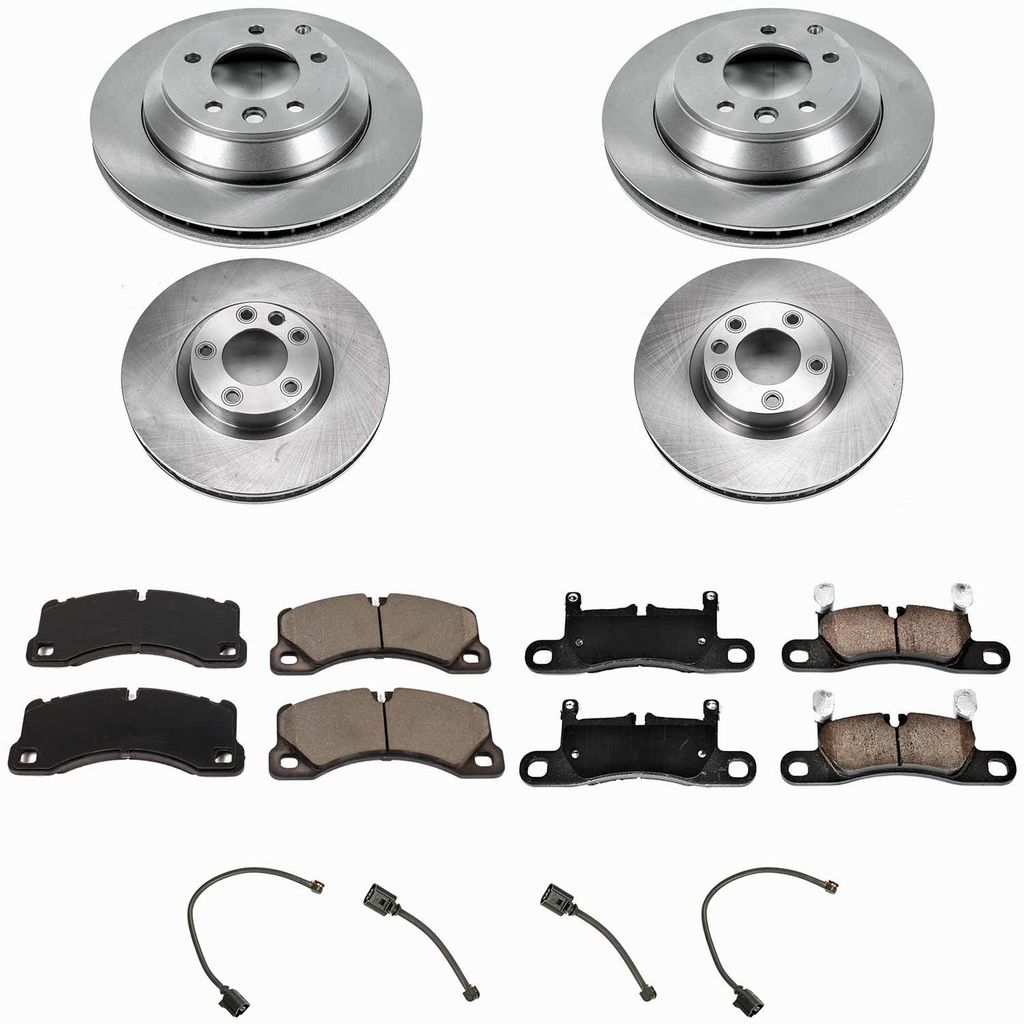 Callahan K045463 - Brake Kit with Blank Rotors and Ceramic Pads, 4-Wheeel Set