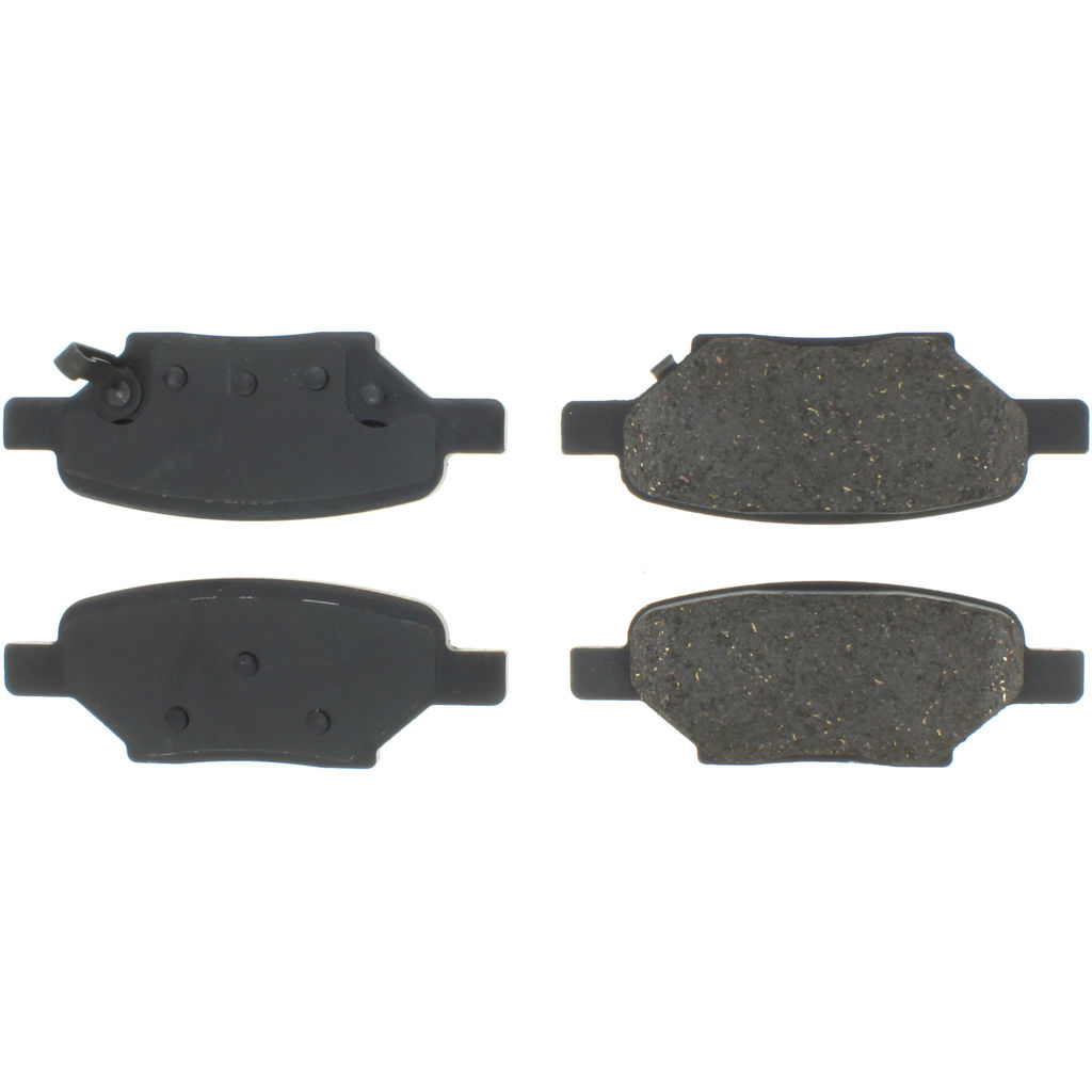 Centric 102.10330 - C-TEK Semi-Metallic Disc Brake Pad, with Shims, 2-Wheel Set