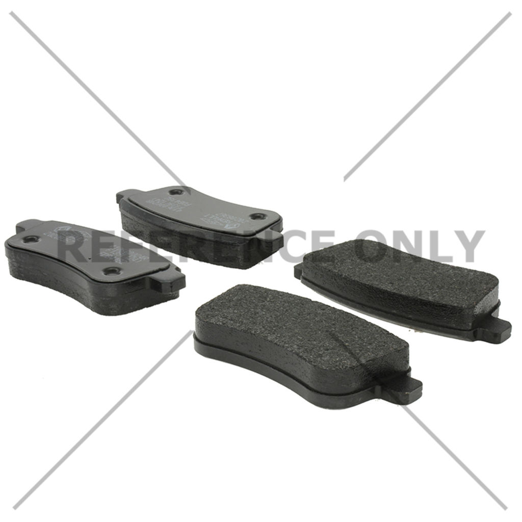C-TEK Semi-Metallic Disc Brake Pad, with Shims, 2-Wheel Set