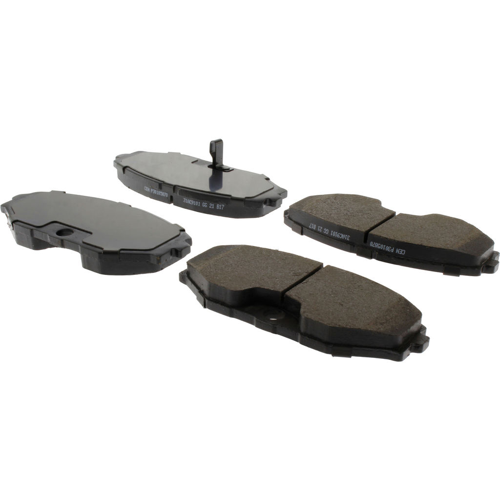 C-TEK Ceramic Disc Brake Pad, with Shims, 2-Wheel Set